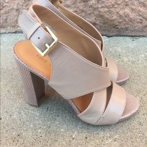 Nine West Nude Heels